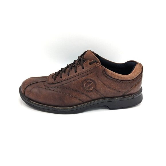 Ecco Neoflexor Casual Leather Golf Shoes Lace Up Oxfords Mens 9.5 Brown Leather main image 6